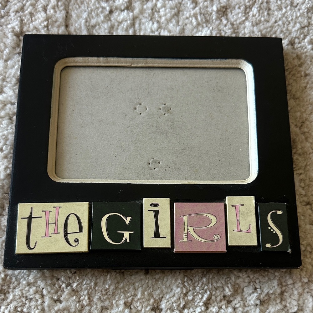 Black 'The Girls' Photo Frame